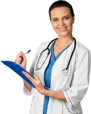 Healthcare Nurse Writing on Paper - All U Health