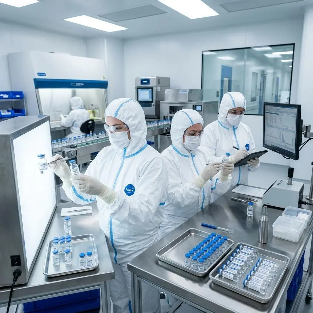 Peptide vials and ingredients